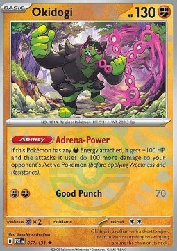 Okidogi 057 — Prismatic Evolutions: Additionals Singles (English Pokémon TCG card)