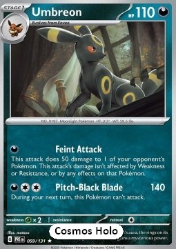 Umbreon 059 — Prismatic Evolutions: Additionals Singles (English Pokémon TCG card)