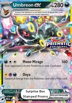 Umbreon ex 060 — Prismatic Evolutions: Additionals Singles (English Pokémon TCG card)