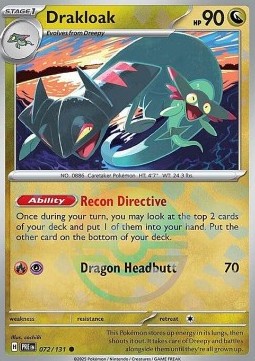 Drakloak 072 — Prismatic Evolutions: Additionals Singles (English Pokémon TCG card)