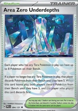 Area Zero Underdepths 094 — Prismatic Evolutions: Additionals Singles (English Pokémon TCG card)