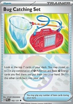 Bug Catching Set 102 — Prismatic Evolutions: Additionals Singles (English Pokémon TCG card)