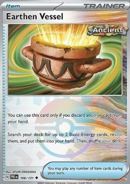 Earthen Vessel 106 — Prismatic Evolutions: Additionals Singles (English Pokémon TCG card)
