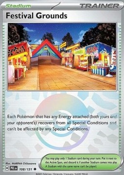 Festival Grounds 108 — Prismatic Evolutions: Additionals Singles (English Pokémon TCG card)