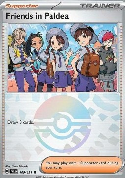 Friends in Paldea 109 — Prismatic Evolutions: Additionals Singles (English Pokémon TCG card)