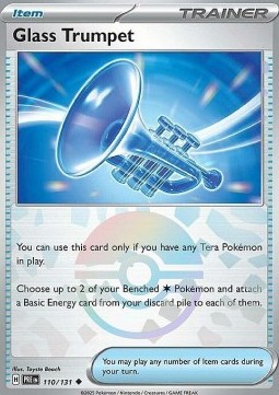 Glass Trumpet 110 — Prismatic Evolutions: Additionals Singles (English Pokémon TCG card)