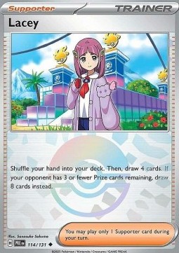 Lacey 114 — Prismatic Evolutions: Additionals Singles (English Pokémon TCG card)