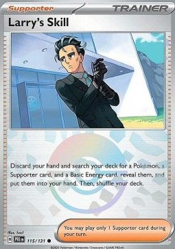 Larry's Skill 115 — Prismatic Evolutions: Additionals Singles (English Pokémon TCG card)