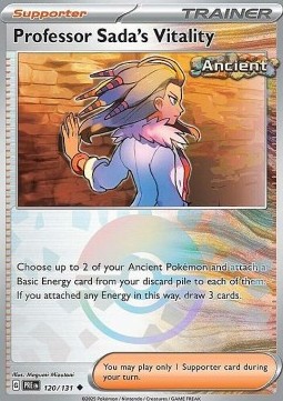 Professor Sada's Vitality 120 — Prismatic Evolutions: Additionals Singles (English Pokémon TCG card)