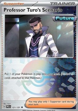 Professor Turo's Scenario 121 — Prismatic Evolutions: Additionals Singles (English Pokémon TCG card)