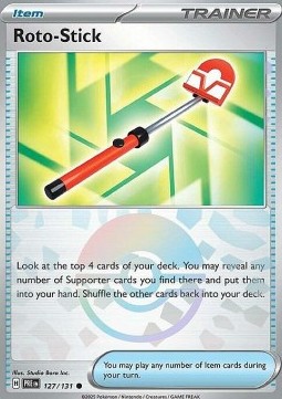 Roto-Stick 127 — Prismatic Evolutions: Additionals Singles (English Pokémon TCG card)