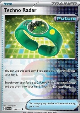 Techno Radar 130 — Prismatic Evolutions: Additionals Singles (English Pokémon TCG card)