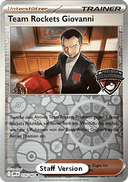 Team Rocket's Giovanni 174 — Promos Singles (English Pokémon TCG card)