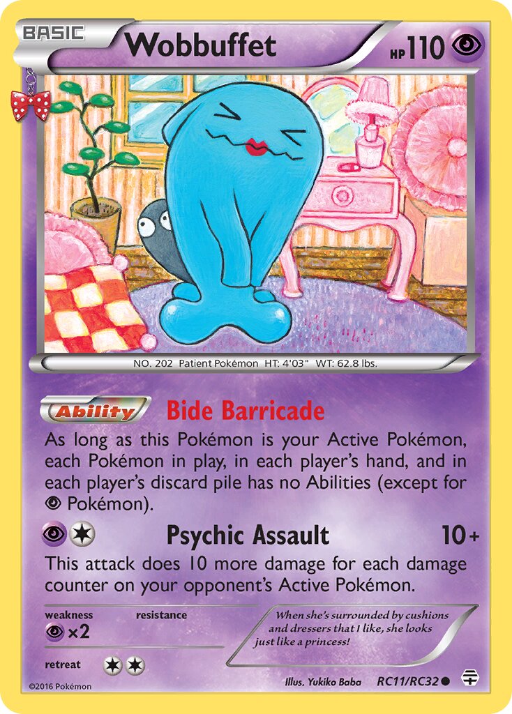 Wobbuffet 011/25 — Generation (Radiant Collection) (English Pokémon TCG card)