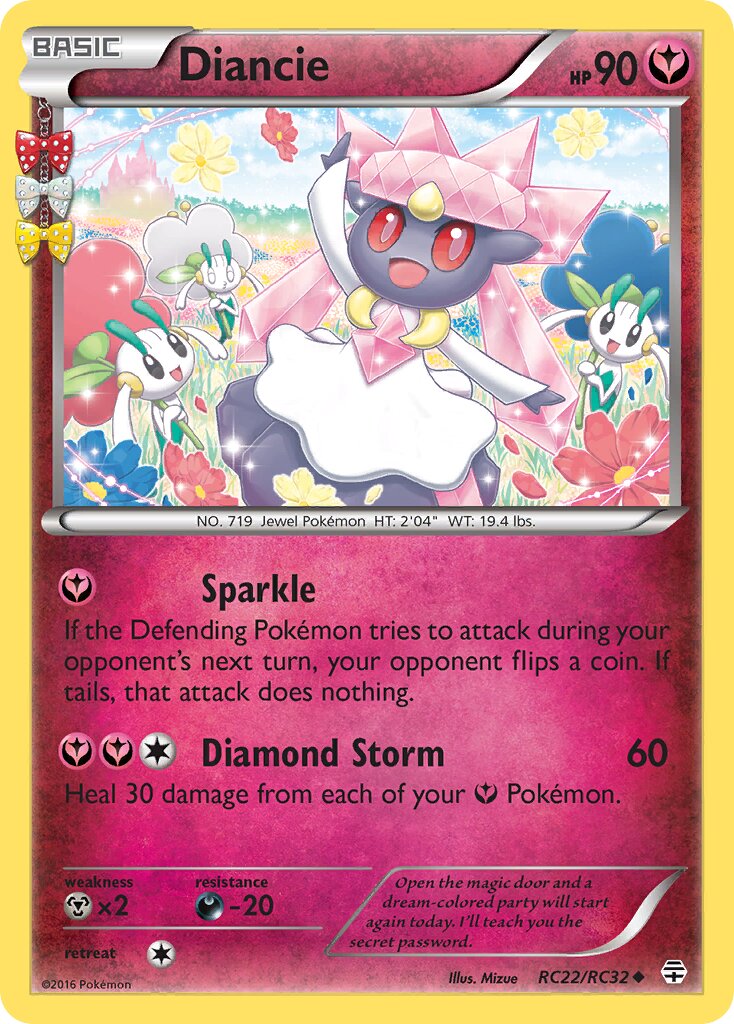 Diancie 022/25 — Generation (Radiant Collection) (English Pokémon TCG card)