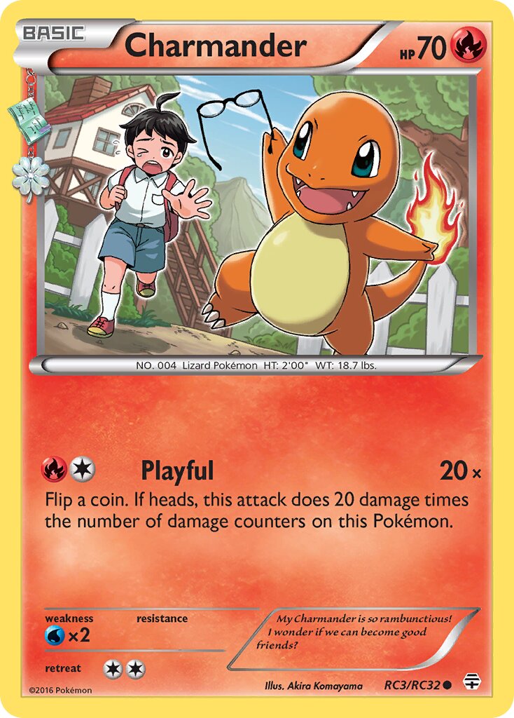 Charmander 003/25 — Generation (Radiant Collection) (English Pokémon TCG card)