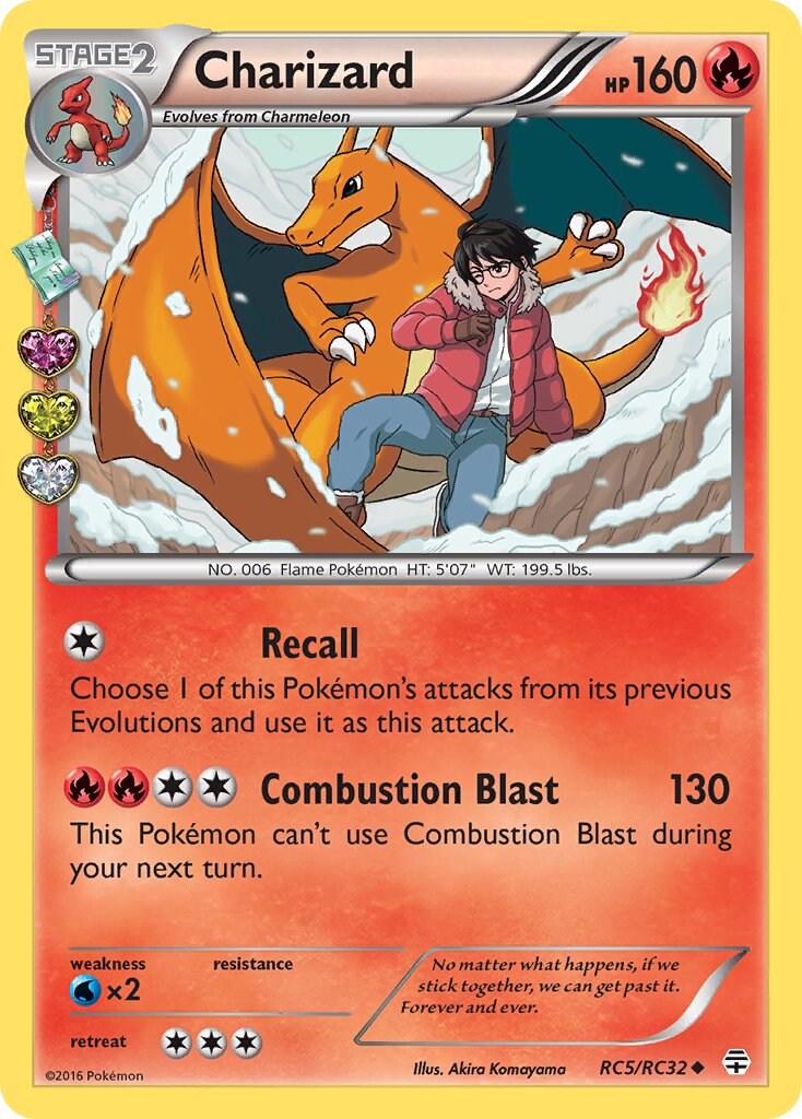 Charizard 005/25 — Generation (Radiant Collection) (English Pokémon TCG card)