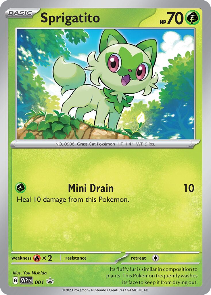 Sprigatito 001/226 — Scarlet & Violet Promos (English Pokémon TCG card)