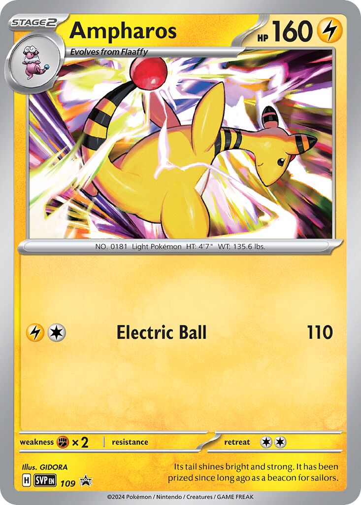 Ampharos 109/226 — Scarlet & Violet Promos (English Pokémon TCG card)