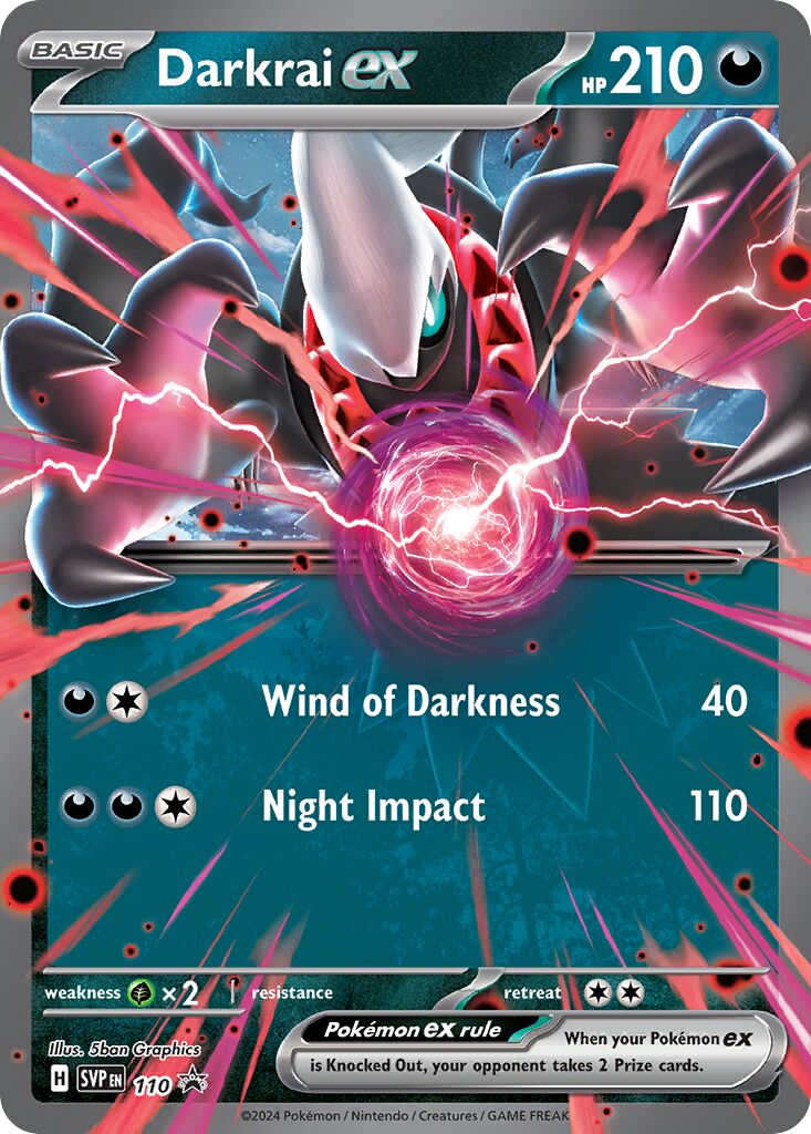 Darkrai ex 110/226 — Scarlet & Violet Promos (English Pokémon TCG card)