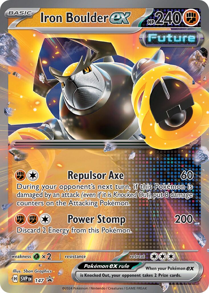 Iron Boulder ex 147/226 — Scarlet & Violet Promos (English Pokémon TCG card)