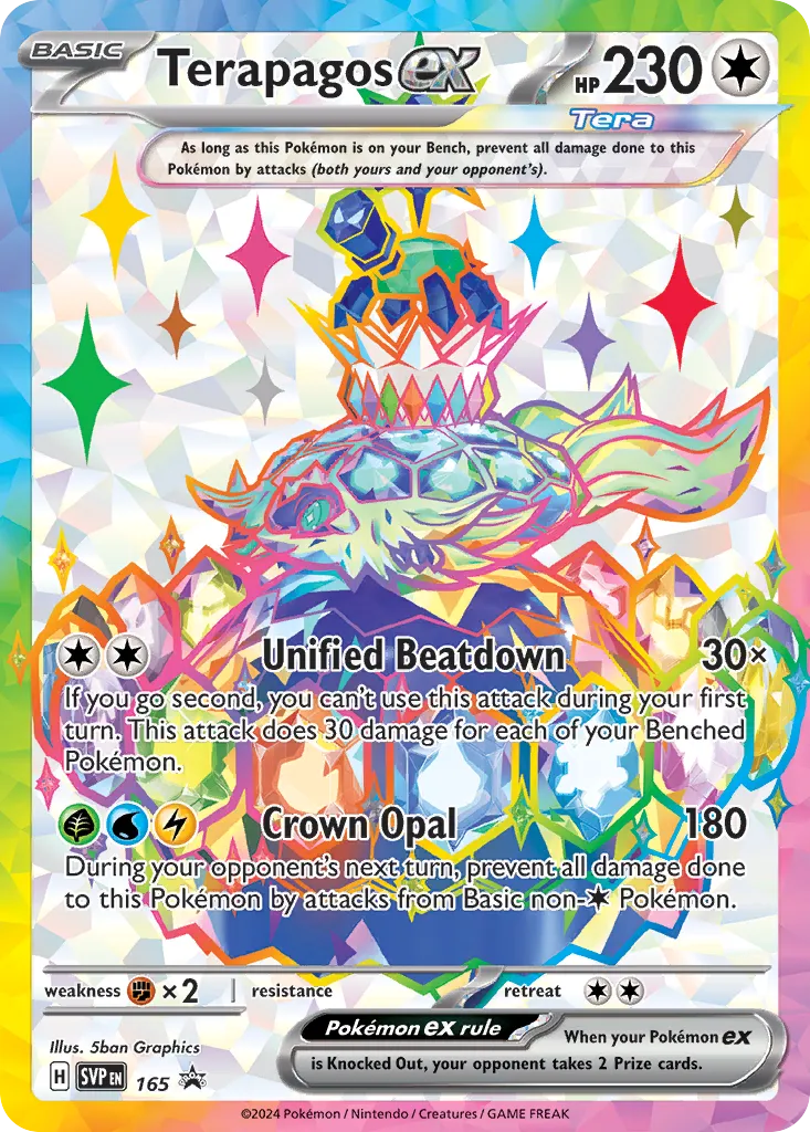 Terapagos ex 204 — Bimbingan Rasi (Indonesian Pokémon TCG card)