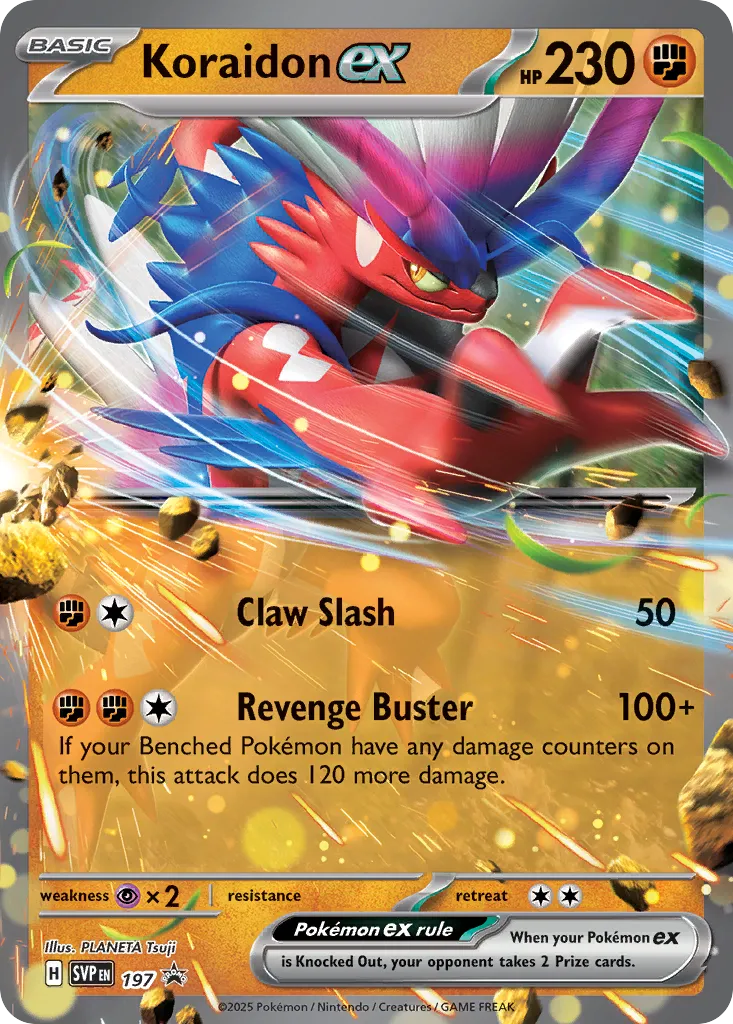 Koraidon ex 197/226 — Scarlet & Violet Promos (English Pokémon TCG card)
