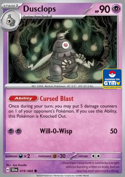 Dusclops 019 — Southeast Asia Promos (English Pokémon TCG card)