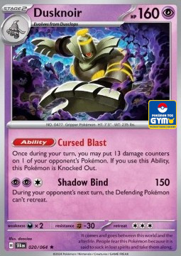 Dusknoir 020 — Southeast Asia Promos (English Pokémon TCG card)