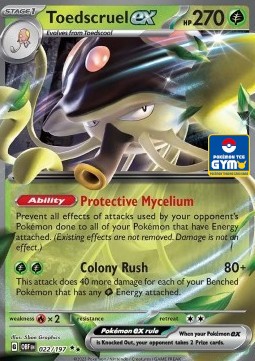 Toedscruel ex 022 — Southeast Asia Promos (English Pokémon TCG card)