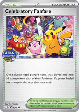 Celebratory Fanfare 028 — Southeast Asia Promos (English Pokémon TCG card)