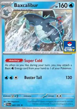 Baxcalibur 060 — Southeast Asia Promos (English Pokémon TCG card)