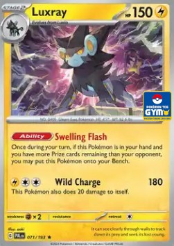 Luxray 071 — Southeast Asia Promos (English Pokémon TCG card)