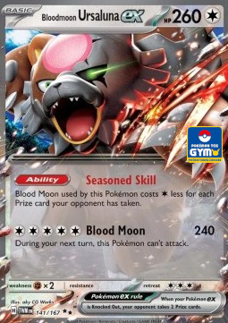 Bloodmoon Ursaluna ex 141 — Southeast Asia Promos (English Pokémon TCG card)