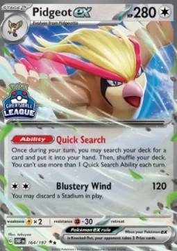 Pidgeot ex 164 — Southeast Asia Promos (English Pokémon TCG card)