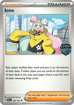 Iono 185 — Southeast Asia Promos (English Pokémon TCG card)