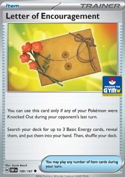 Letter of Encouragement 189 — Southeast Asia Promos (English Pokémon TCG card)