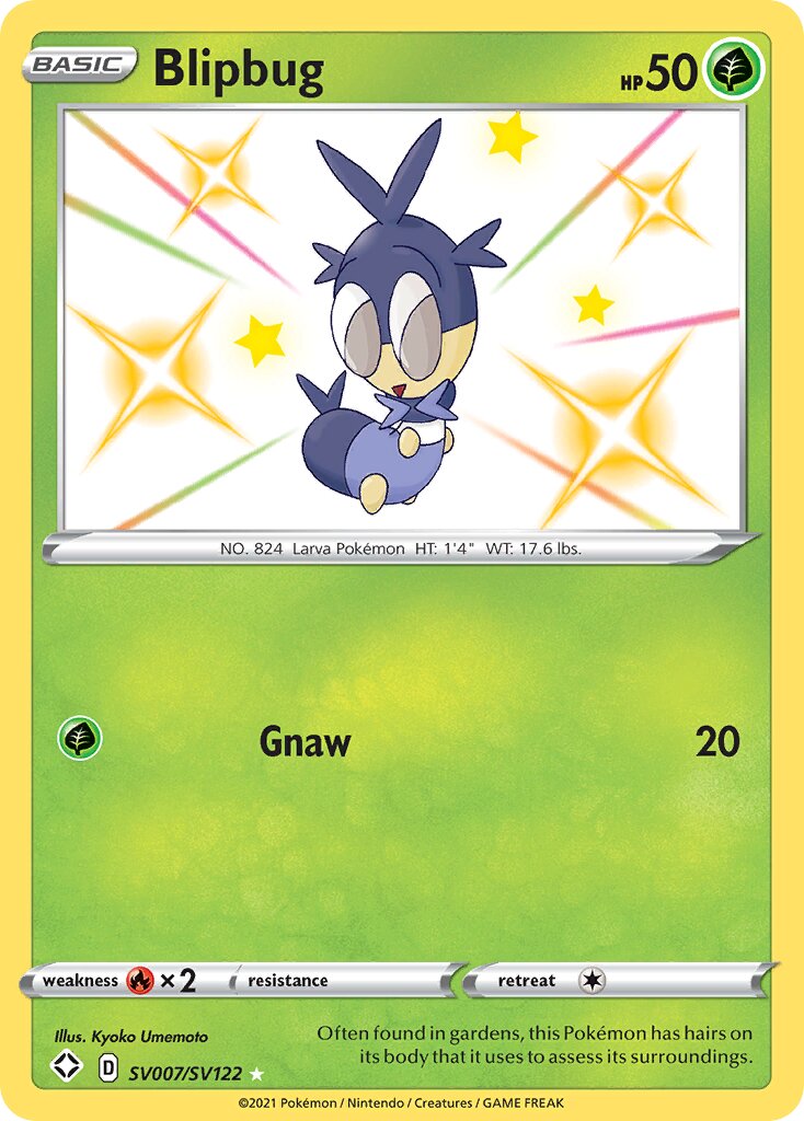 Blipbug 007 — Shining Fates (Shiny Vault) (English Pokémon TCG card)