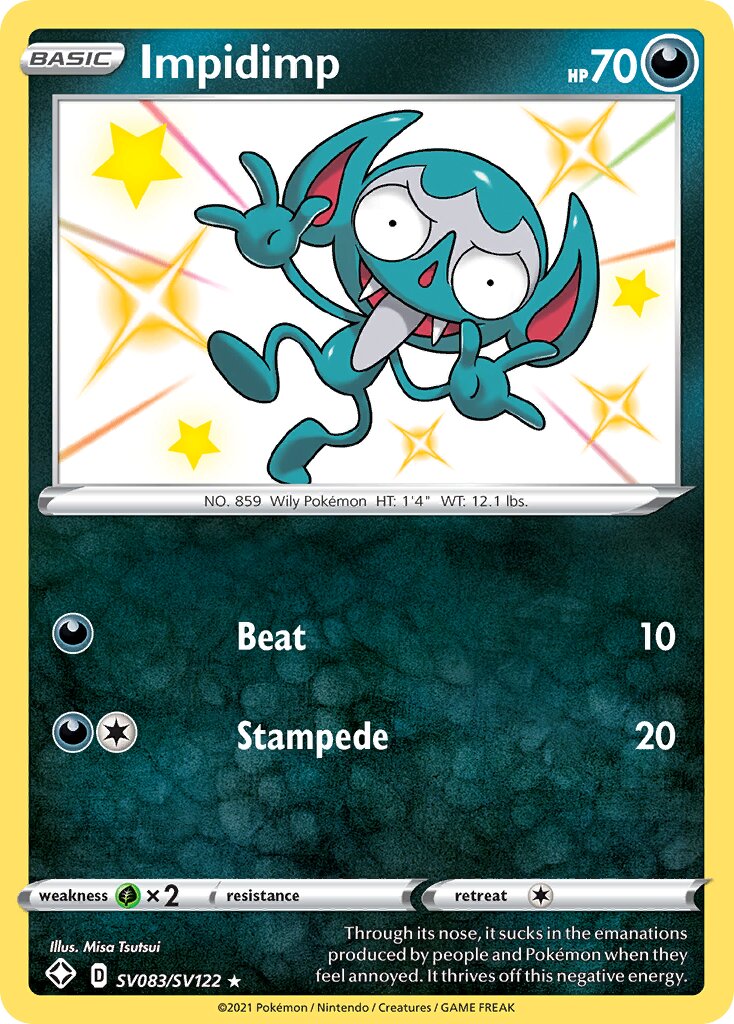 Impidimp 083 — Shining Fates (Shiny Vault) (English Pokémon TCG card)