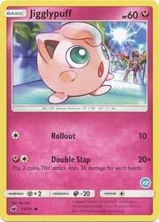Jigglypuff 021/111 — SM Trainer Kit (Alolan Ninetales) (English Pokémon TCG card)