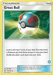 Great Ball 119/149 — SM Trainer Kit (Alolan Sandslash) (English Pokémon TCG card)