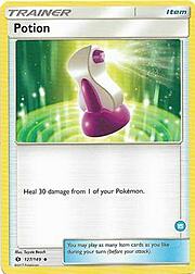Potion 127/149 — SM Trainer Kit (Alolan Ninetales) (English Pokémon TCG card)