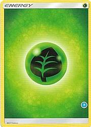 Grass Energy NO — SM Trainer Kit (Alolan Ninetales) (English Pokémon TCG card)