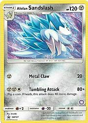 Alolan Sandslash SM127 — SM Trainer Kit (Alolan Sandslash) (English Pokémon TCG card)