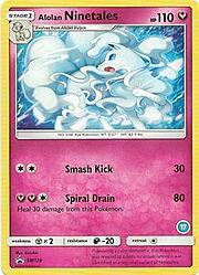 Alolan Ninetales SM128 — SM Trainer Kit (Alolan Ninetales) (English Pokémon TCG card)