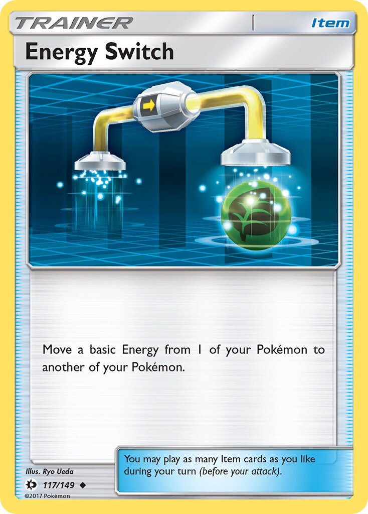 Energy Switch 117/172 — Sun & Moon (English Pokémon TCG card)