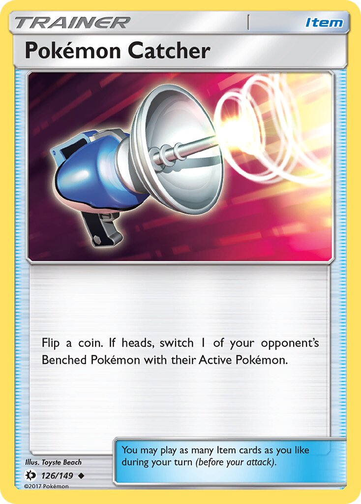 Pokémon Catcher 126/172 — Sun & Moon (English Pokémon TCG card)