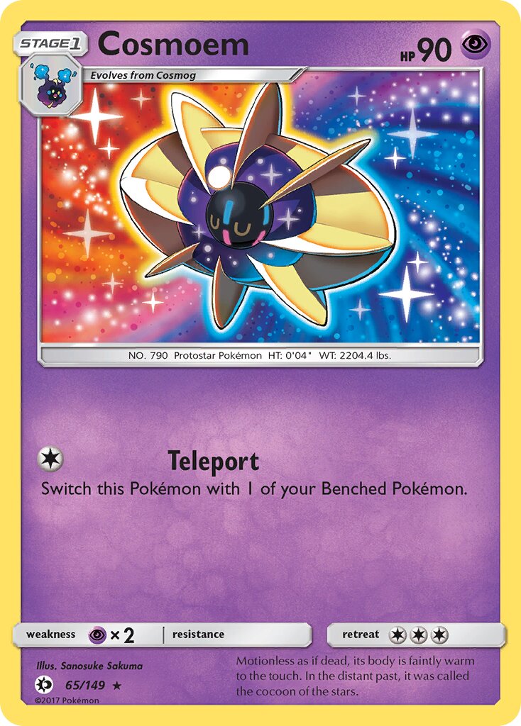 Cosmoem 065/172 — Sun & Moon (English Pokémon TCG card)