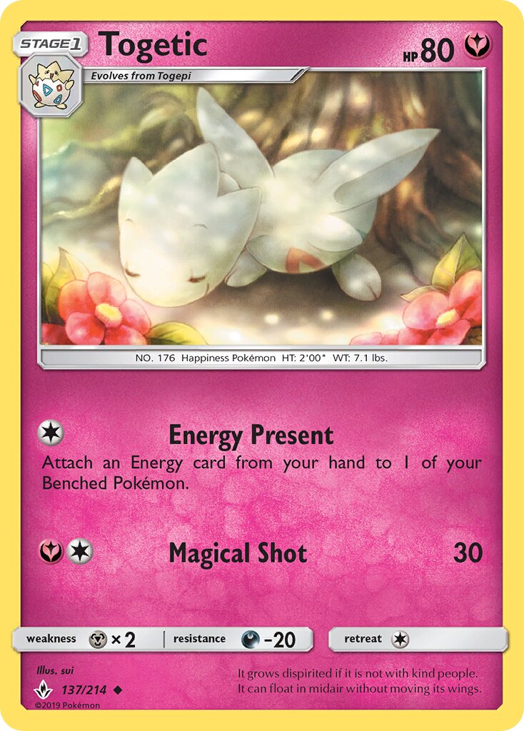 Togetic 137/234 — Unbroken Bonds (English Pokémon TCG card)