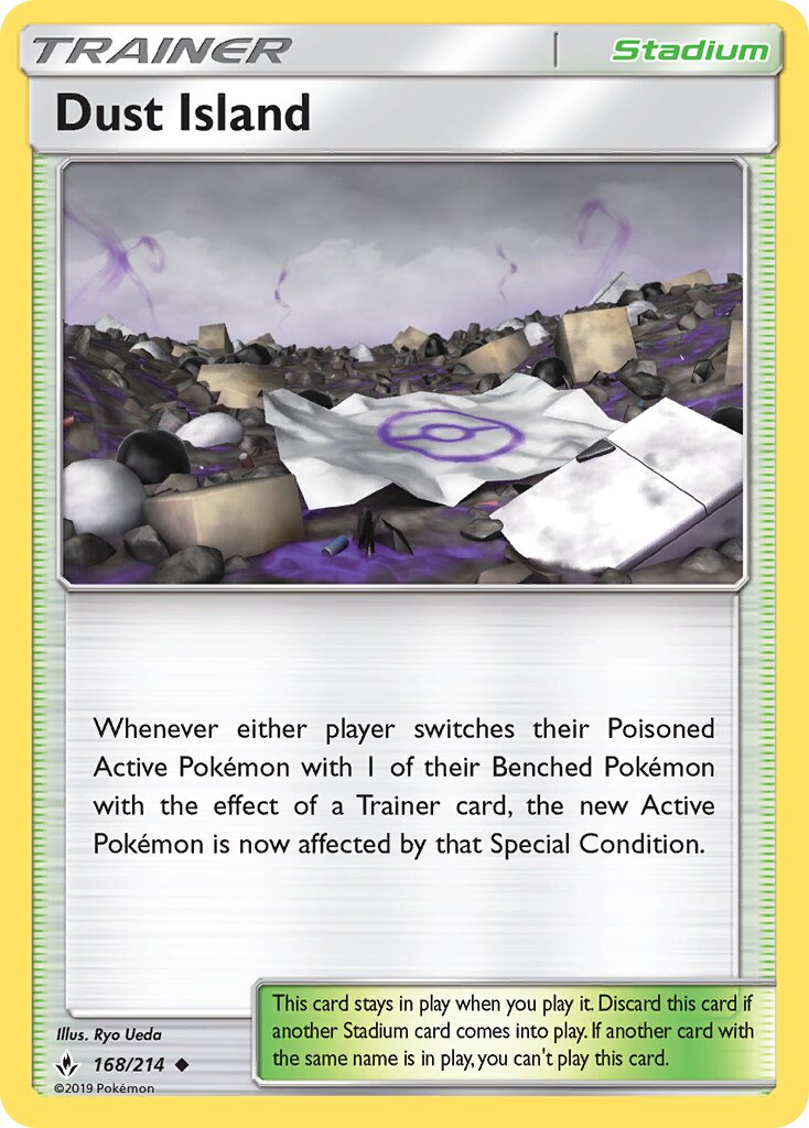 Dust Island 168/234 — Unbroken Bonds (English Pokémon TCG card)
